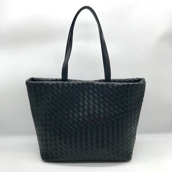 On 34th Black Woven Tote Bag - Picture 2 of 10